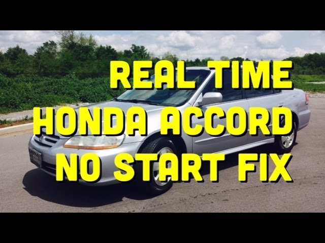 Honda Accord Won'T Start