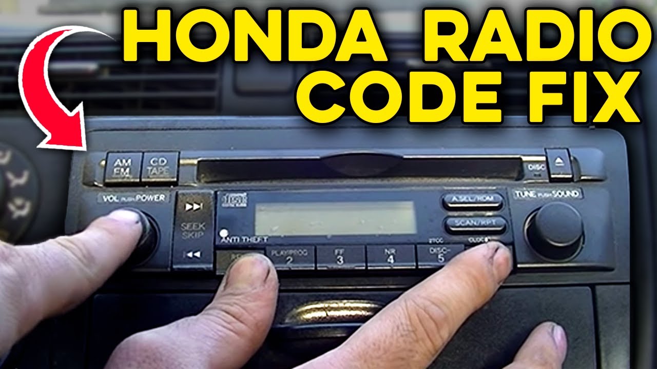 How to Reset Radio on Honda Civic