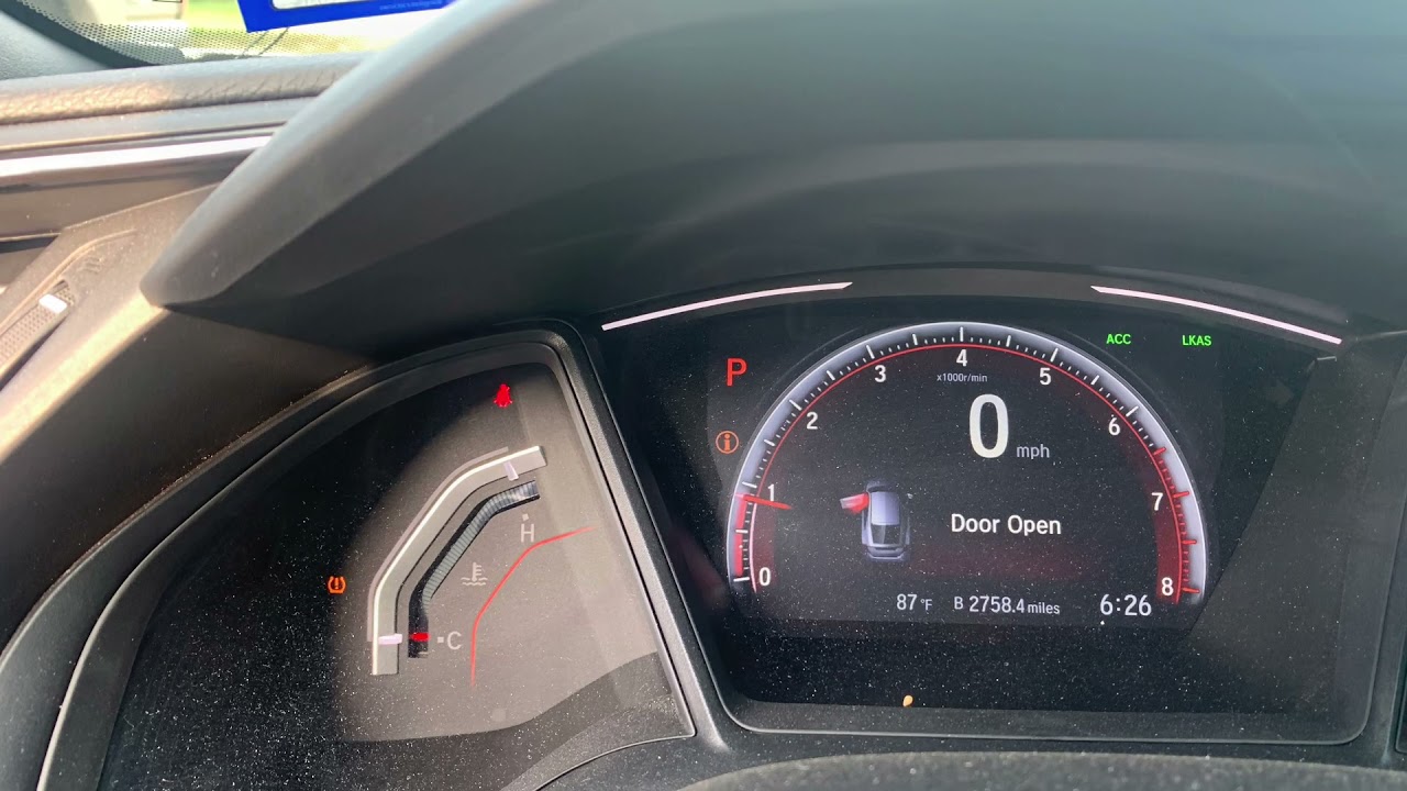 How to Reset Tire Pressure on Honda Civic 2020
