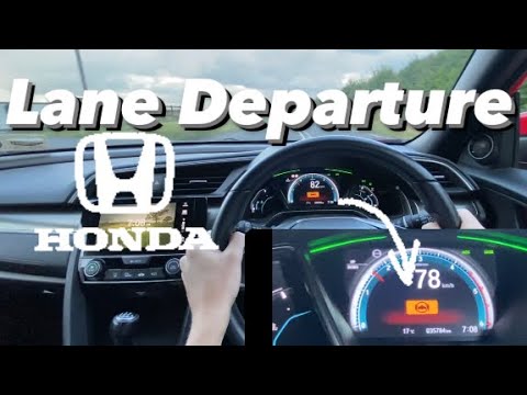 How to Turn off Lane Departure Honda Civic