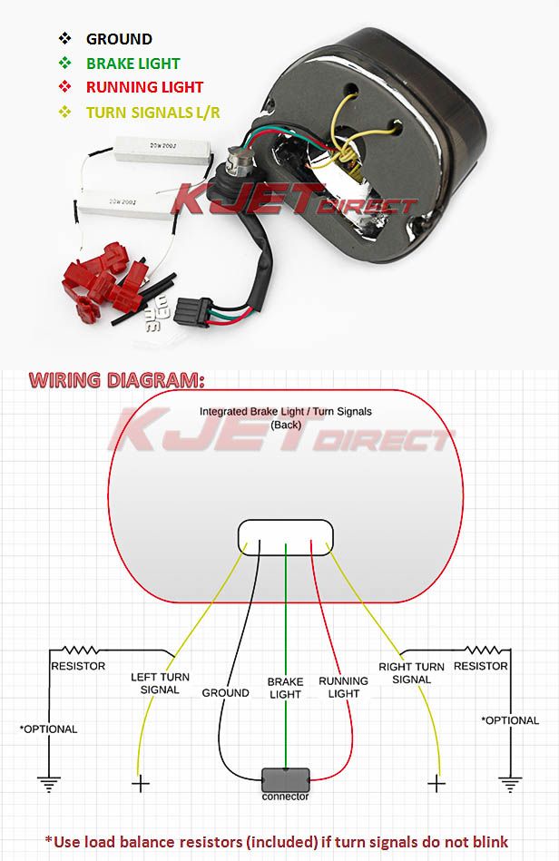 How To Determine Harley Tail Light Wire Colors